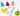 Badminton Shuttlecock Key Ring - Assorted colours image 0