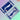 Badminotn Hand Towel - Blue image 2