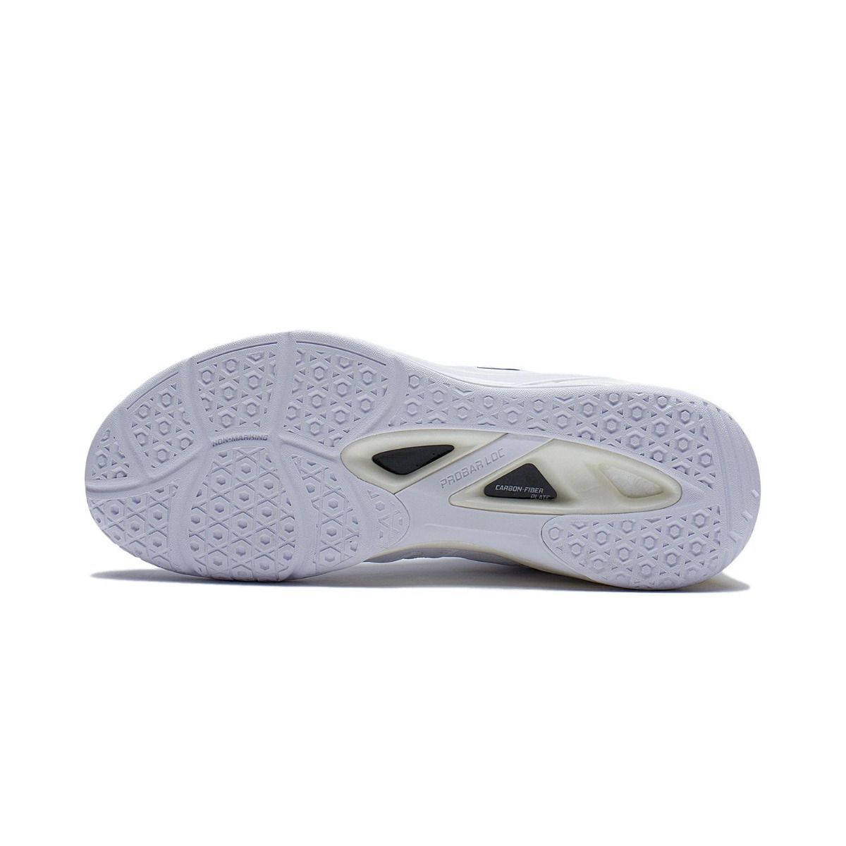 Badminton Shoes – Zhang Nan Signature, Standard White/ Gold