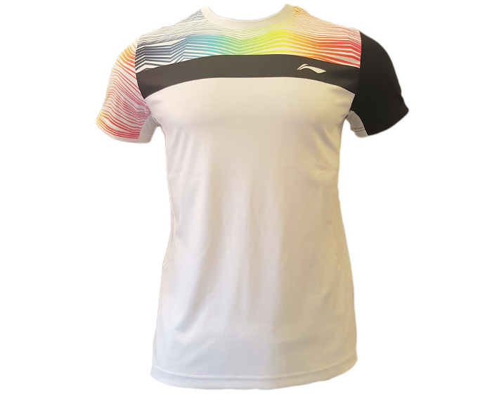 Badminton T-Shirt – ZigZag White UNISEX